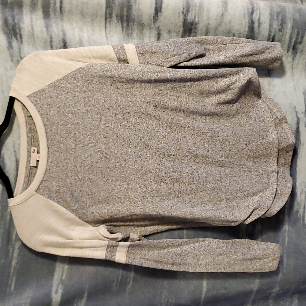 SO Grey Long Sleve Shirt